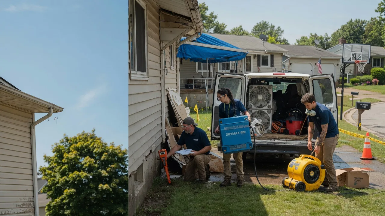 Ceiling Leak Cleanup in Williamsport, IN near me